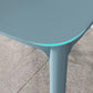 Open Back Dining Side Chair Contemporary Plastic Armless Dining Chair