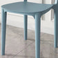 Open Back Dining Side Chair Contemporary Plastic Armless Dining Chair