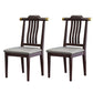 Traditional Armless Dining Room Chair Home Solid Wood Dining Chair