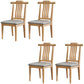Traditional Armless Dining Room Chair Home Solid Wood Dining Chair