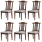Traditional Armless Dining Room Chair Home Solid Wood Dining Chair
