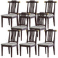 Traditional Armless Dining Room Chair Home Solid Wood Dining Chair
