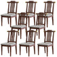 Traditional Armless Dining Room Chair Home Solid Wood Dining Chair
