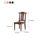 Traditional Armless Dining Room Chair Home Solid Wood Dining Chair