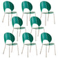 Open Back Dining Side Chair Contemporary Dining Armless Chair Green 8 Piece Set Clearhalo 'Dining Chairs' 'Dining Tables & Seating' 'dining_chair' 'furn' 'furn_dining_chair' 'Furniture' 'Kitchen & Dining Furniture' 7075246