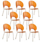 Open Back Dining Side Chair Contemporary Dining Armless Chair Brown 8 Piece Set Clearhalo 'Dining Chairs' 'Dining Tables & Seating' 'dining_chair' 'furn' 'furn_dining_chair' 'Furniture' 'Kitchen & Dining Furniture' 7075261