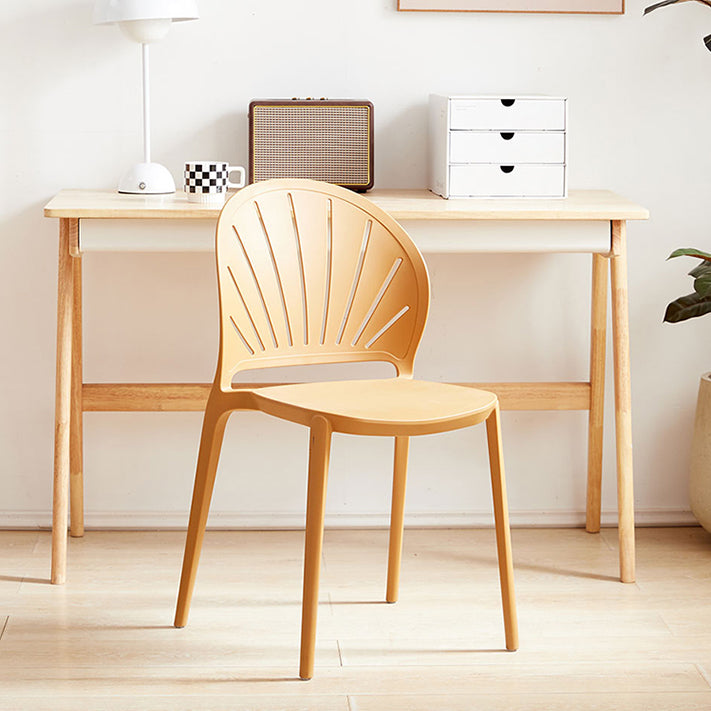 Küche zeitgenössischer Essstuhl Plastikstapel -Seitenstuhl