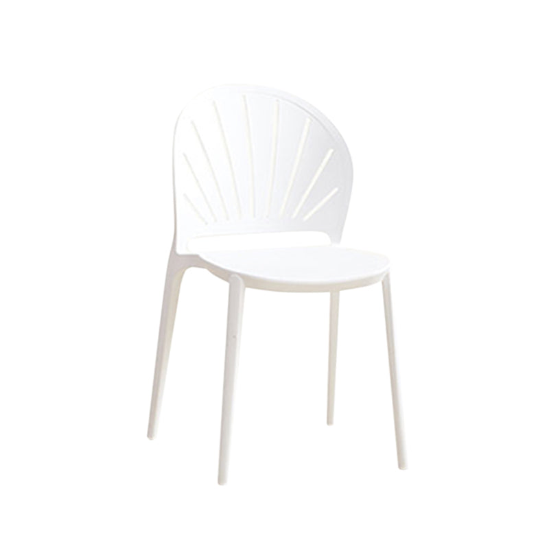 Küche zeitgenössischer Essstuhl Plastikstapel -Seitenstuhl