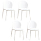 Küche zeitgenössischer Essstuhl Plastikstapel -Seitenstuhl