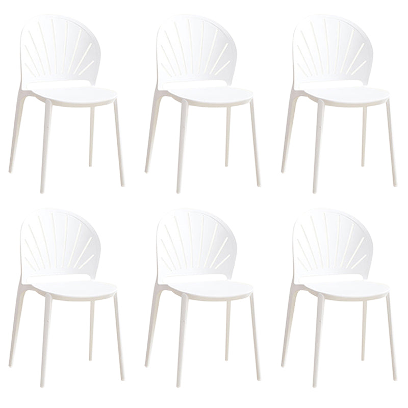 Küche zeitgenössischer Essstuhl Plastikstapel -Seitenstuhl