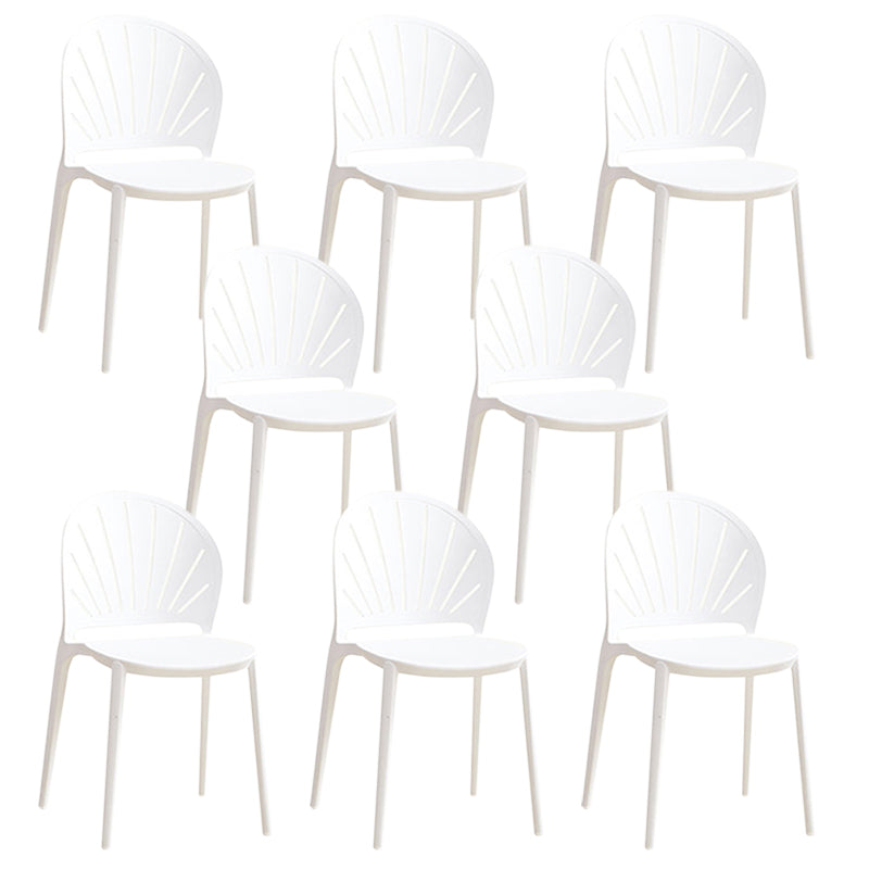 Küche zeitgenössischer Essstuhl Plastikstapel -Seitenstuhl