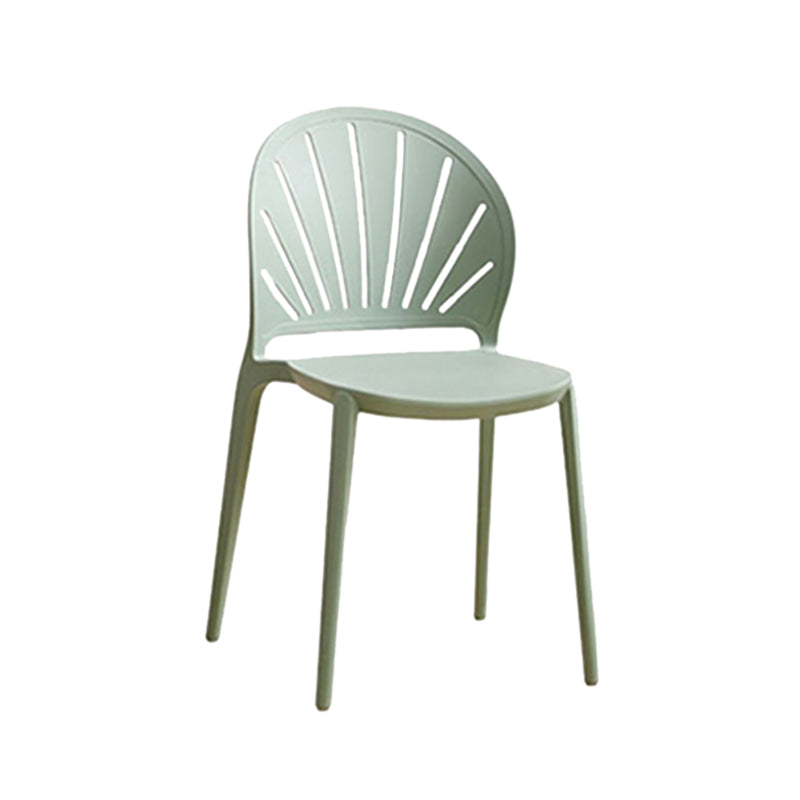 Küche zeitgenössischer Essstuhl Plastikstapel -Seitenstuhl