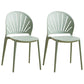 Küche zeitgenössischer Essstuhl Plastikstapel -Seitenstuhl