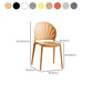 Küche zeitgenössischer Essstuhl Plastikstapel -Seitenstuhl