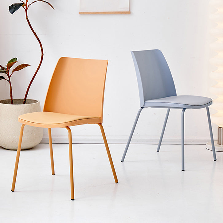 Dining Room Armless Dining Chair Home Metal Parsons Dining Chair