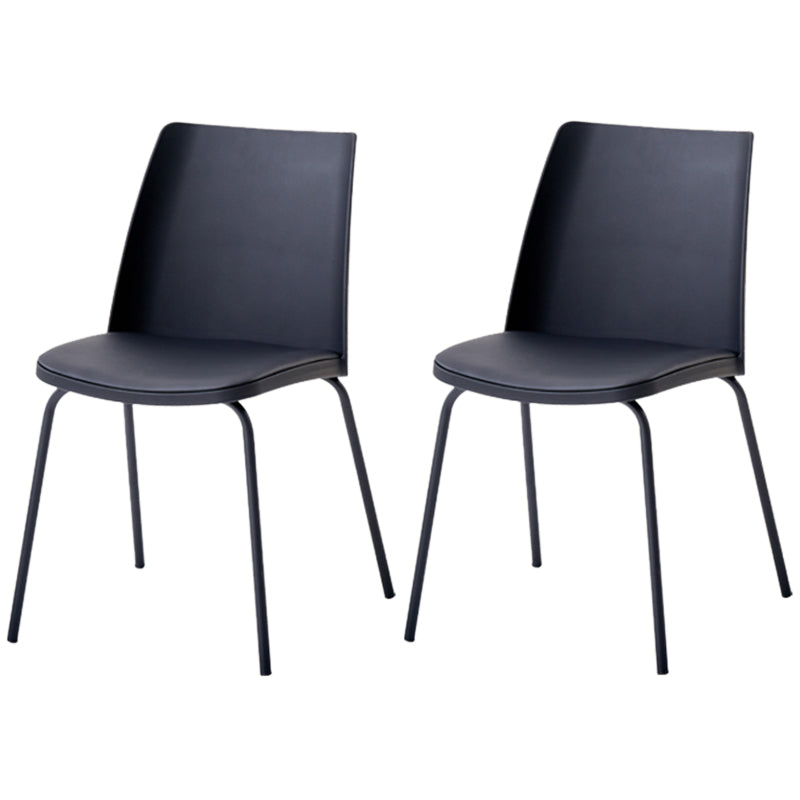 Dining Room Armless Dining Chair Home Metal Parsons Dining Chair