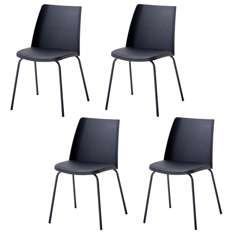 Dining Room Armless Dining Chair Home Metal Parsons Dining Chair