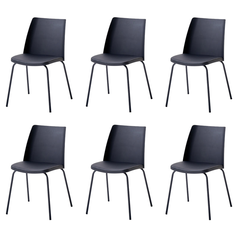 Dining Room Armless Dining Chair Home Metal Parsons Dining Chair