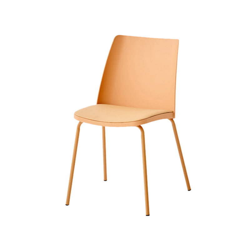 Dining Room Armless Dining Chair Home Metal Parsons Dining Chair