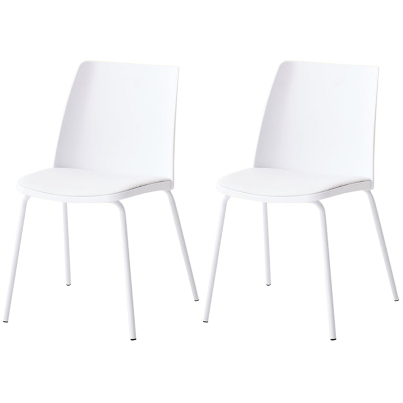 Dining Room Armless Dining Chair Home Metal Parsons Dining Chair