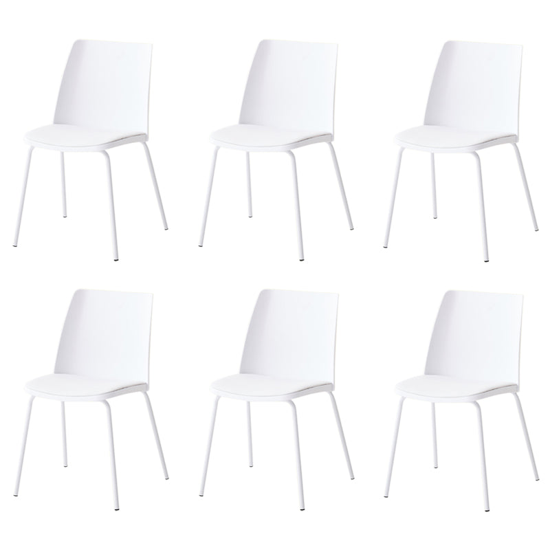 Dining Room Armless Dining Chair Home Metal Parsons Dining Chair