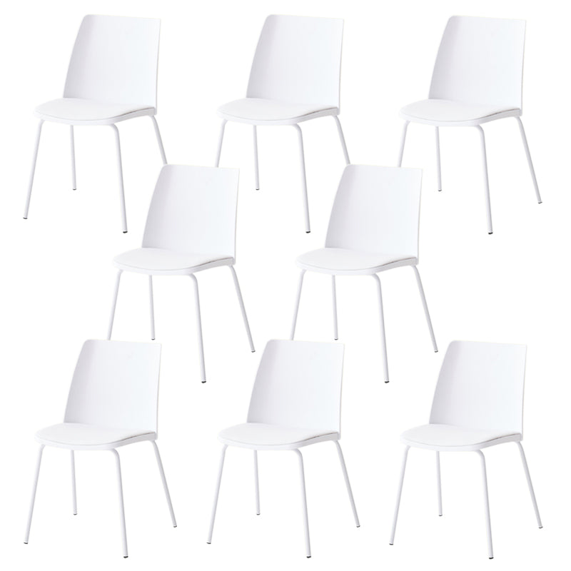 Dining Room Armless Dining Chair Home Metal Parsons Dining Chair