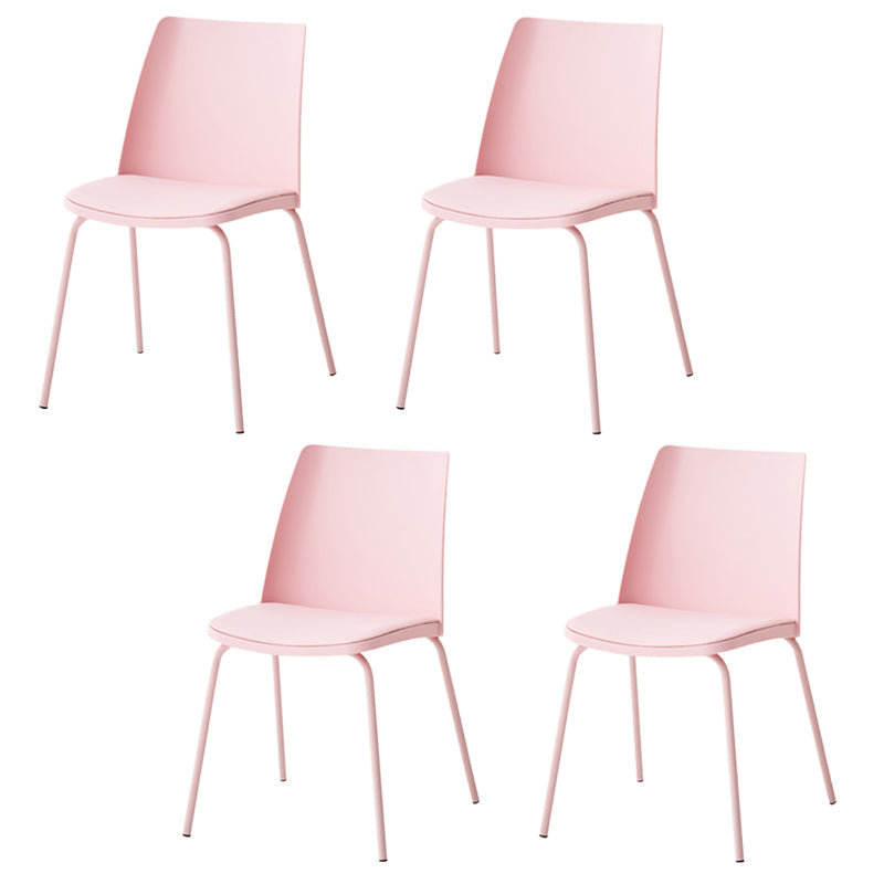 Dining Room Armless Dining Chair Home Metal Parsons Dining Chair