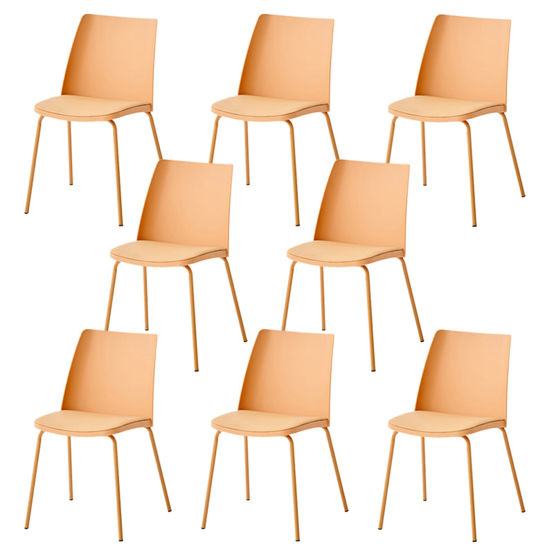 Dining Room Armless Dining Chair Home Metal Parsons Dining Chair