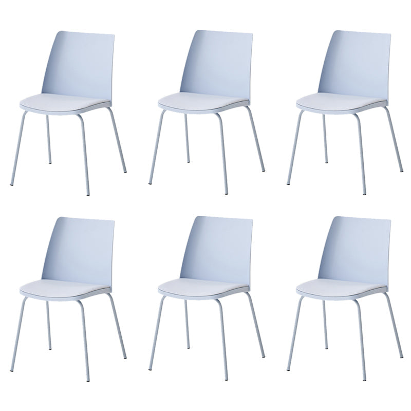 Dining Room Armless Dining Chair Home Metal Parsons Dining Chair