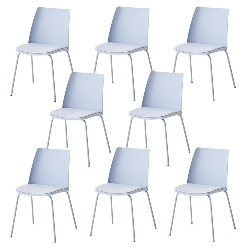 Dining Room Armless Dining Chair Home Metal Parsons Dining Chair