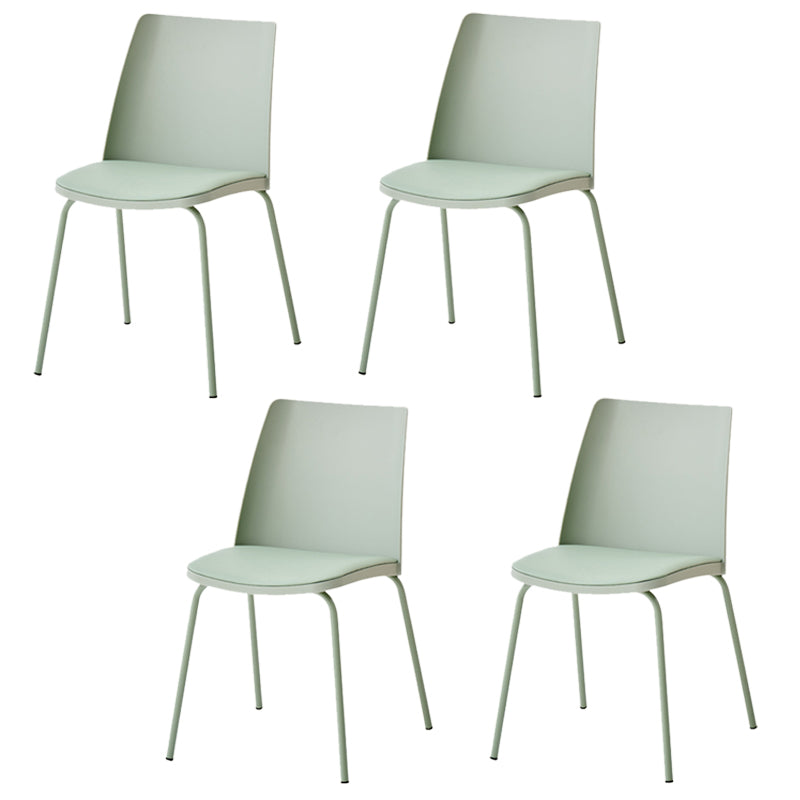 Dining Room Armless Dining Chair Home Metal Parsons Dining Chair