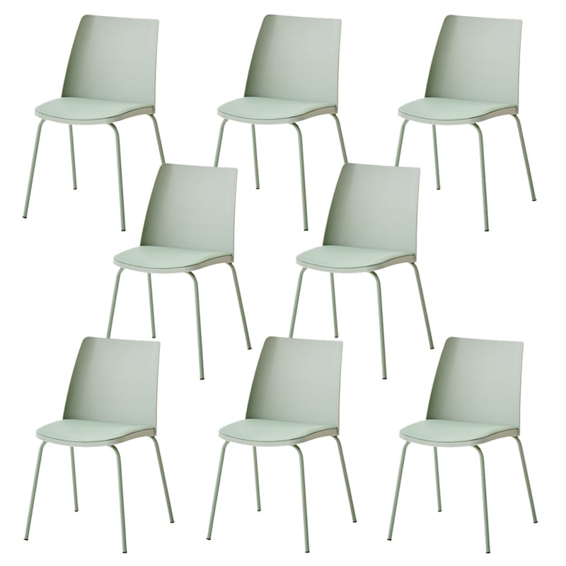 Dining Room Armless Dining Chair Home Metal Parsons Dining Chair