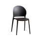 Contemporary Dining Room Dining Chair Plastic Stacking Side Chair Black 1 Piece Clearhalo 'Dining Chairs' 'Dining Tables & Seating' 'dining_chair' 'furn' 'furn_dining_chair' 'Furniture' 'Kitchen & Dining Furniture' 7075459