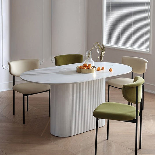 Kitchen Upholstered Armless Chair Industrial Open Back Dining Chair Clearhalo 'Dining Chairs' 'Dining Tables & Seating' 'dining_chair' 'furn' 'furn_dining_chair' 'Furniture' 'Kitchen & Dining Furniture' 7075543