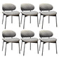 Kitchen Industrial Dining Chair Open Back Upholstered Armless Chair