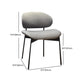Kitchen Industrial Dining Chair Open Back Upholstered Armless Chair