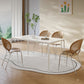 Nordic Style Dining Room Set 1/2/5/6 Pcs Dining Set for Home Use