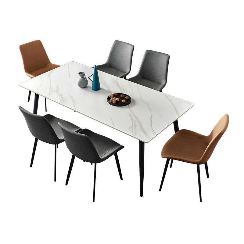 Muebles de piedra de cocina nórdicos 1/5/7 PCS Altura estándar COMINACIÓN CORCES