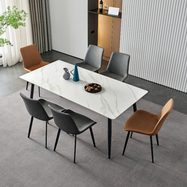 Muebles de piedra de cocina nórdicos 1/5/7 PCS Altura estándar COMINACIÓN CORCES