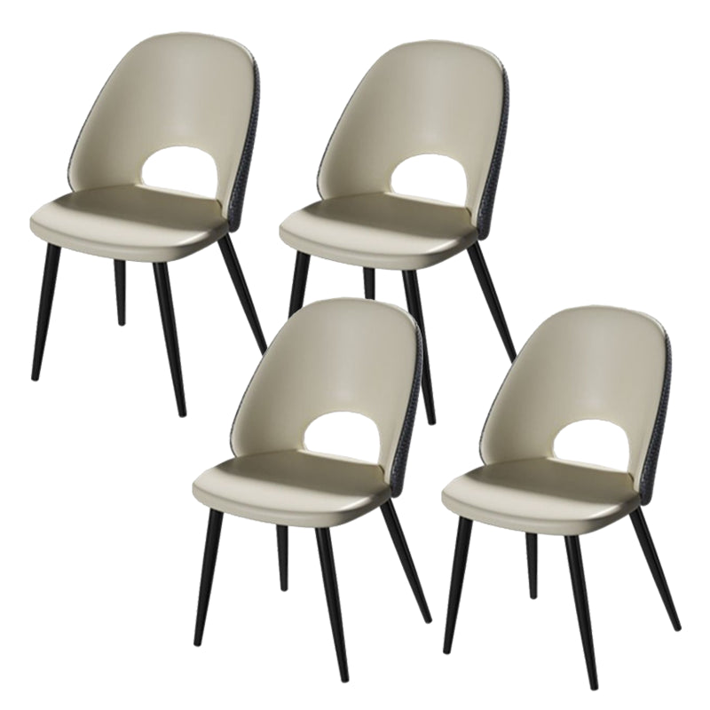 Moderne Rechteckstein -Esstisch 1/4/5 Stück Essset für Esszimmer