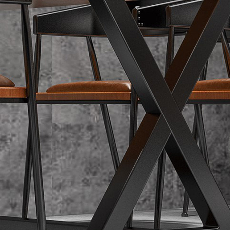 Muebles modernos de madera maciza 1/3/5 PCS Altura estándar Juego de mesa de comedor