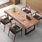 Modern Solid Wood Furniture 1/5/7 Pieces Standard Height Dining Room Furniture Set