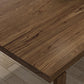 Industrial Medium Wood Furniture 1/4/5 Pcs Standard Height Dining Room Table Set