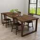 Industrial Medium Wood Furniture 1/4/5 Pcs Standard Height Dining Room Table Set