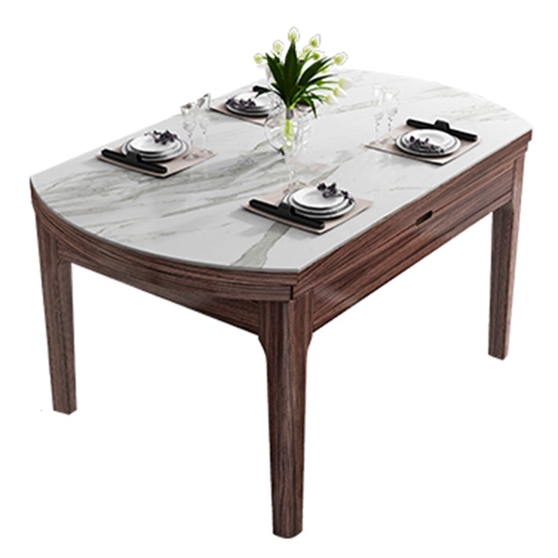 コンテンポラリーダイニングセット1/7 PCS標準の高さのダイニングセットセルフ保存の葉