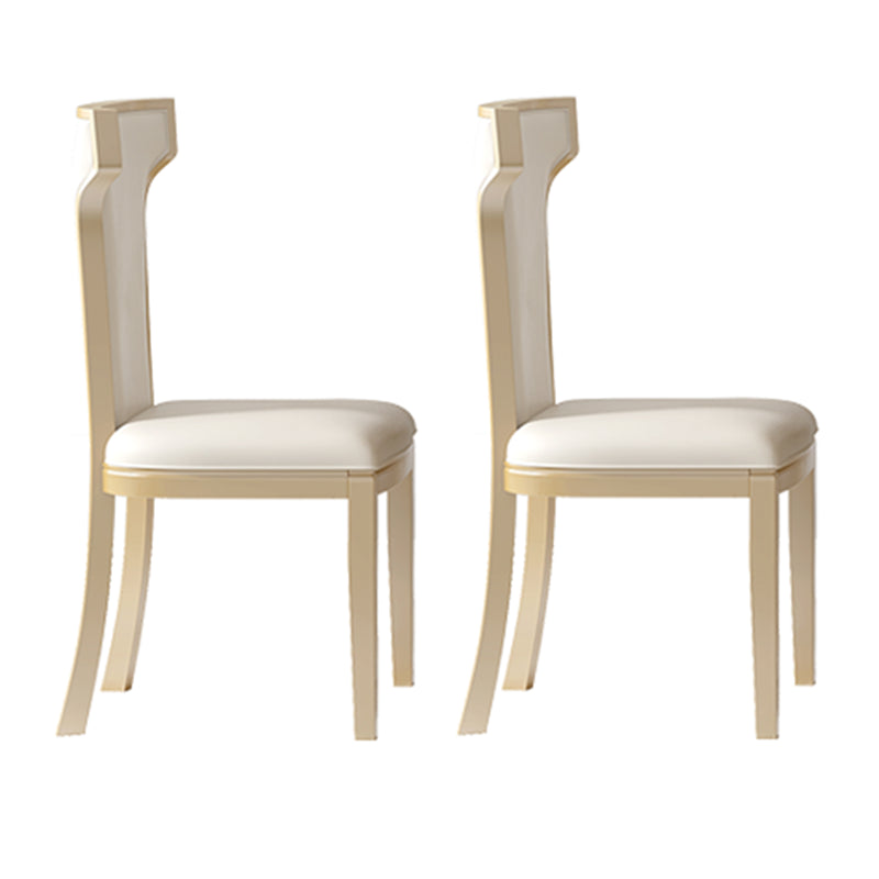 Juego de mesa de comedor de piedra blanca moderna 1/2/5/7 PCS Altura estándar Set de comedor formal