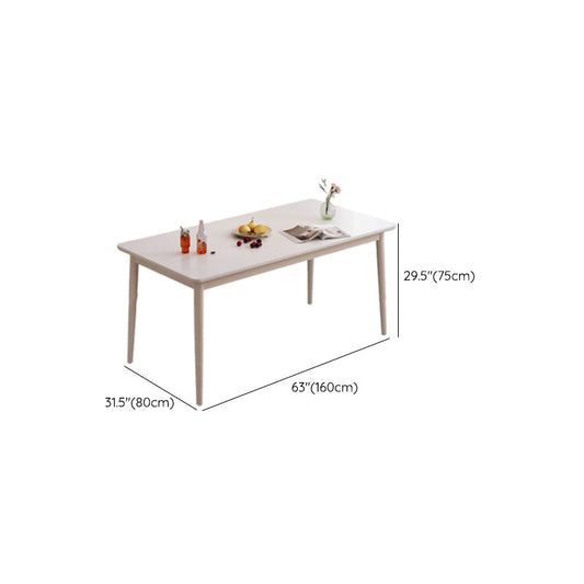 Stile moderno 1/4/5 pezzi da pranzo tavolo da pranzo mobili in pietra rettangolo in bianco