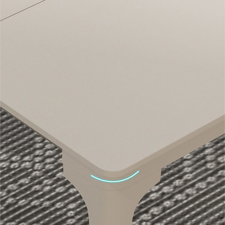 Estilo moderno 1/2/5/7/9 Piezas Mesa de piedra de mesa de comedor en blanco