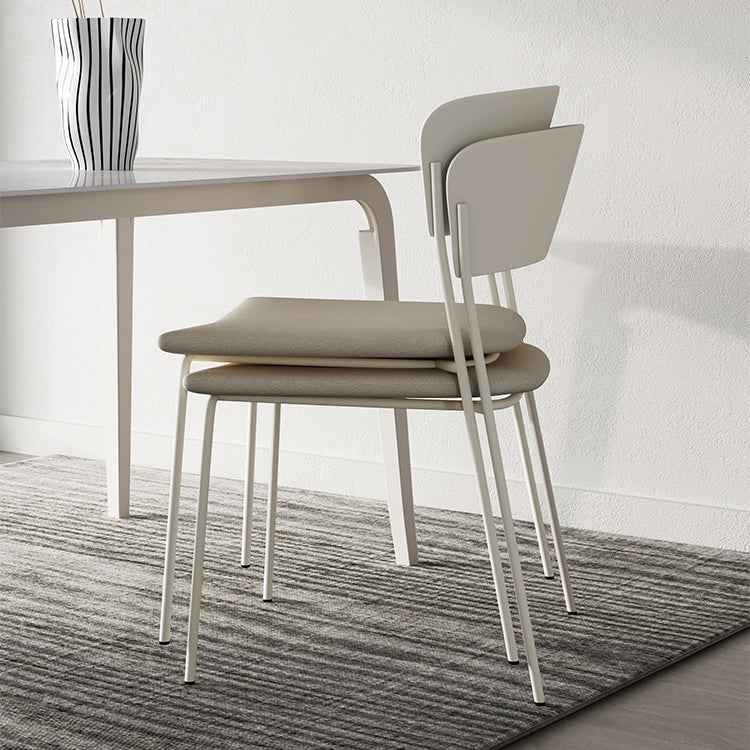 Estilo moderno 1/2/5/7/9 Piezas Mesa de piedra de mesa de comedor en blanco