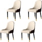 Contemporary 1/4/5/7/9/13 Pieces Furniture Round Stone Dining Set in White 4 White Chairs Clearhalo 'Dining Room Sets' 'Dining Tables & Seating' 'dining_room_set' 'furn' 'furn_dining_room_set' 'Furniture' 'Kitchen & Dining Furniture' 7076091